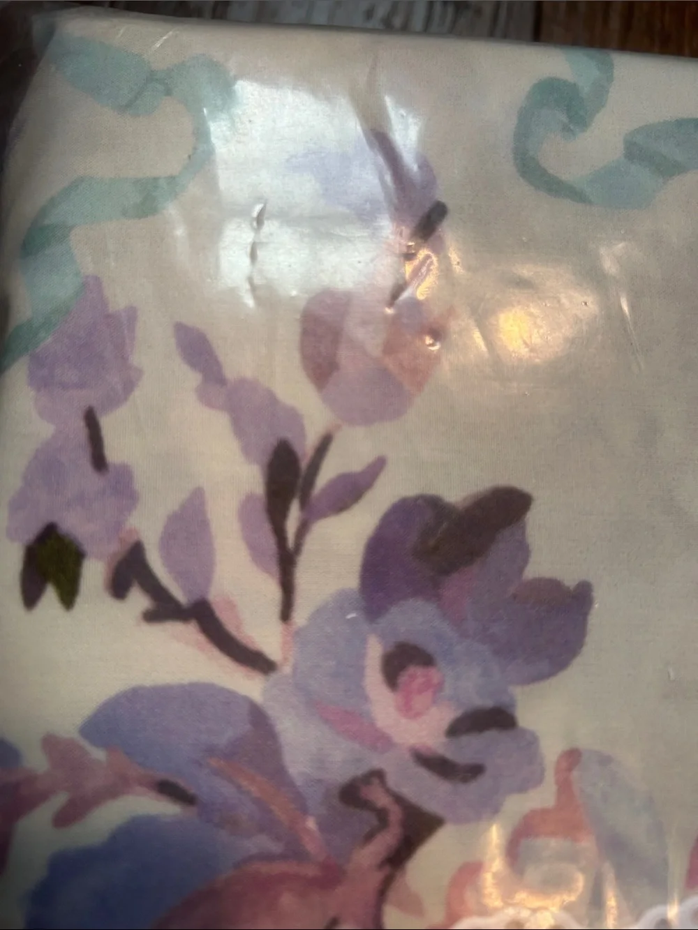 NWT Pottery Barn Kids LoveShackFancy Damask Ruffle Edge Cotton Duvet Cover Twin